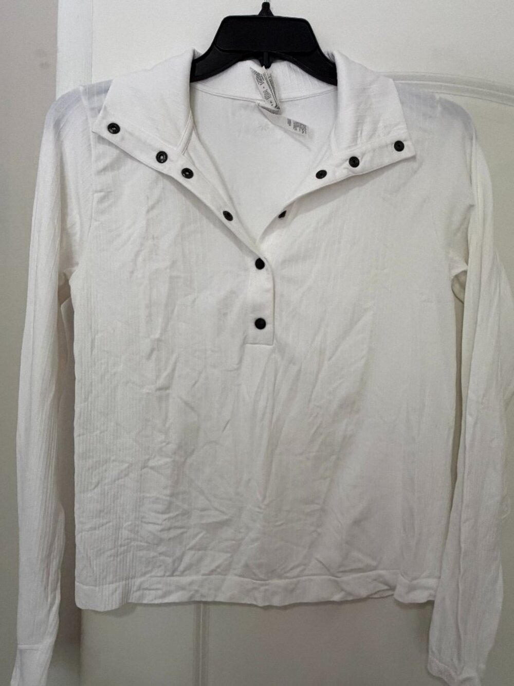 Athleta Button Up White Top (M)